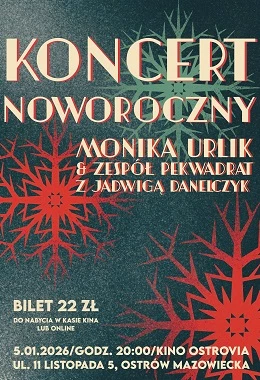 Koncert Noworoczny - Monika Urlik & zespół